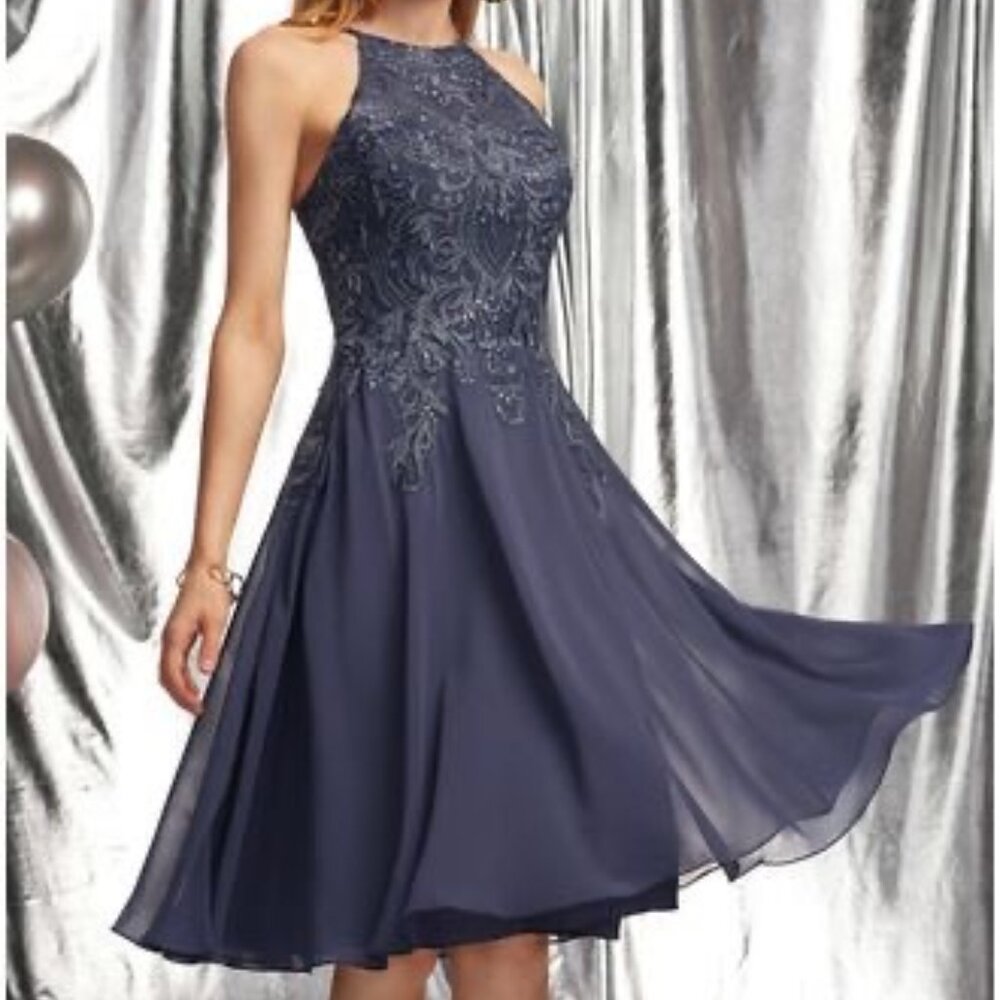 JJS HOUSE HOMECOMING DRESS - NWT SIZE 4 - PURPLE